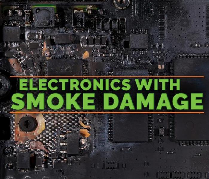 Electronics with smoke damage